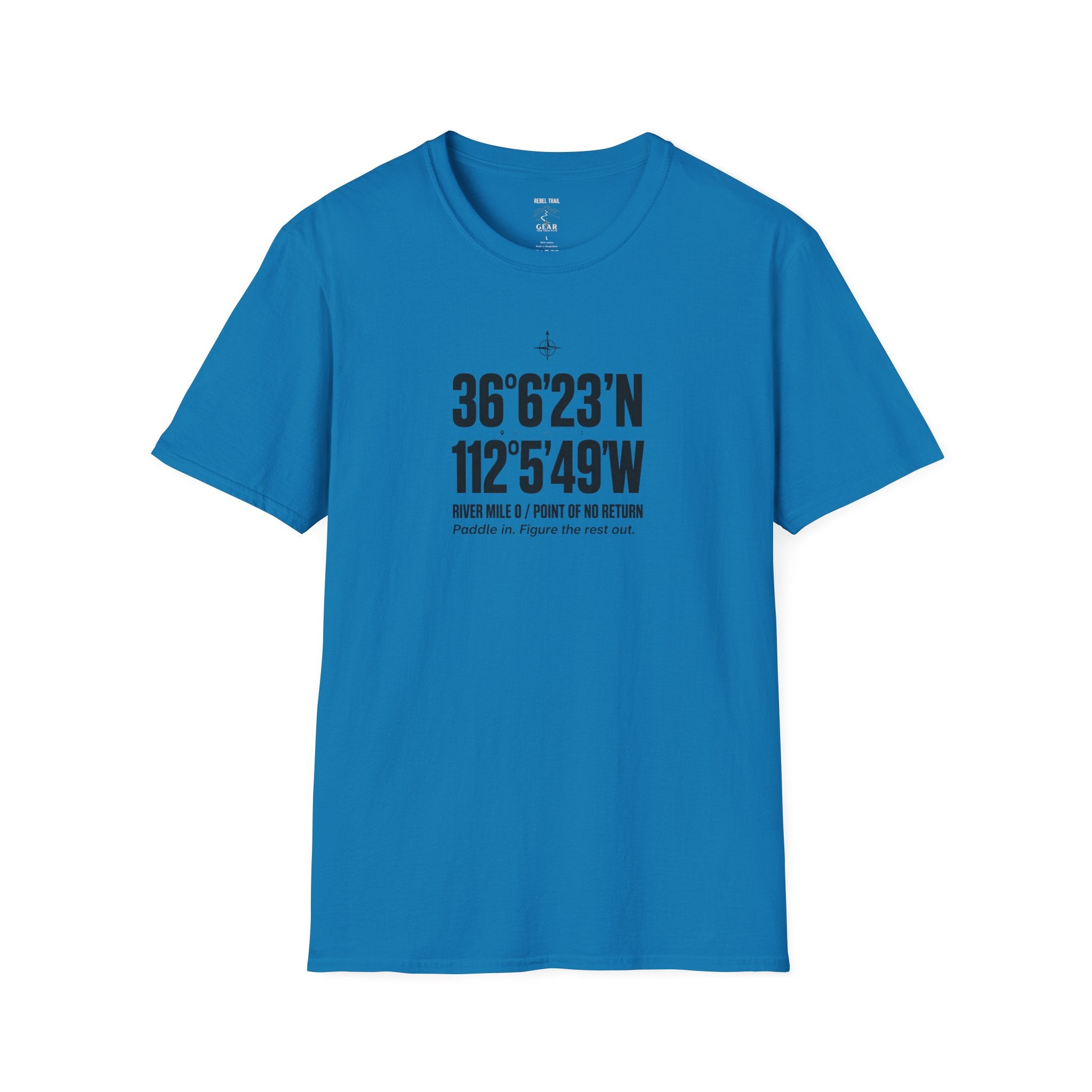 Coordinates T-Shirt — Grand Canyon Colorado River Latitude/Longitude Graphic Tee