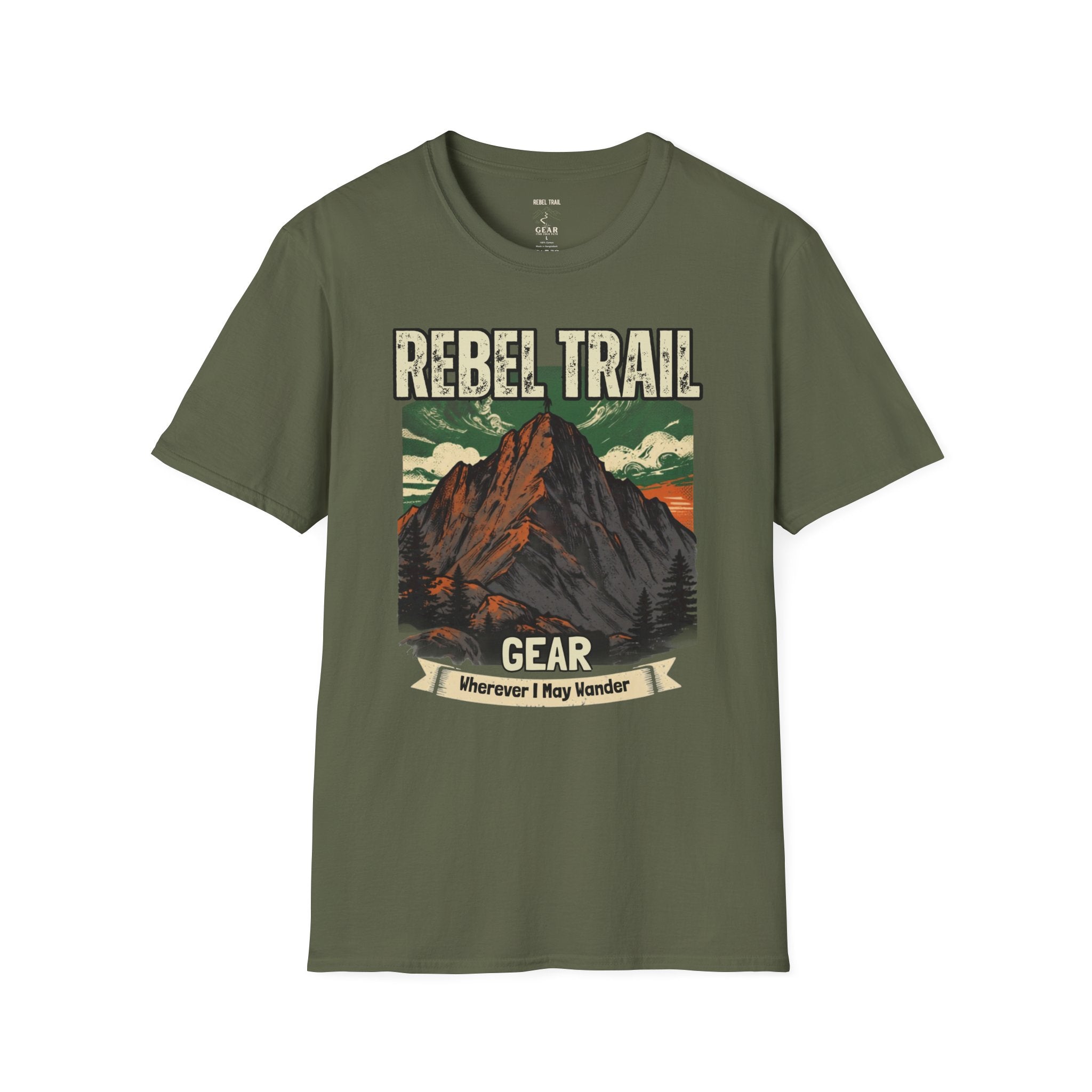 Special Edition - Rebel Trail Mountain Tee — Vintage Outdoor Adventure Shirt