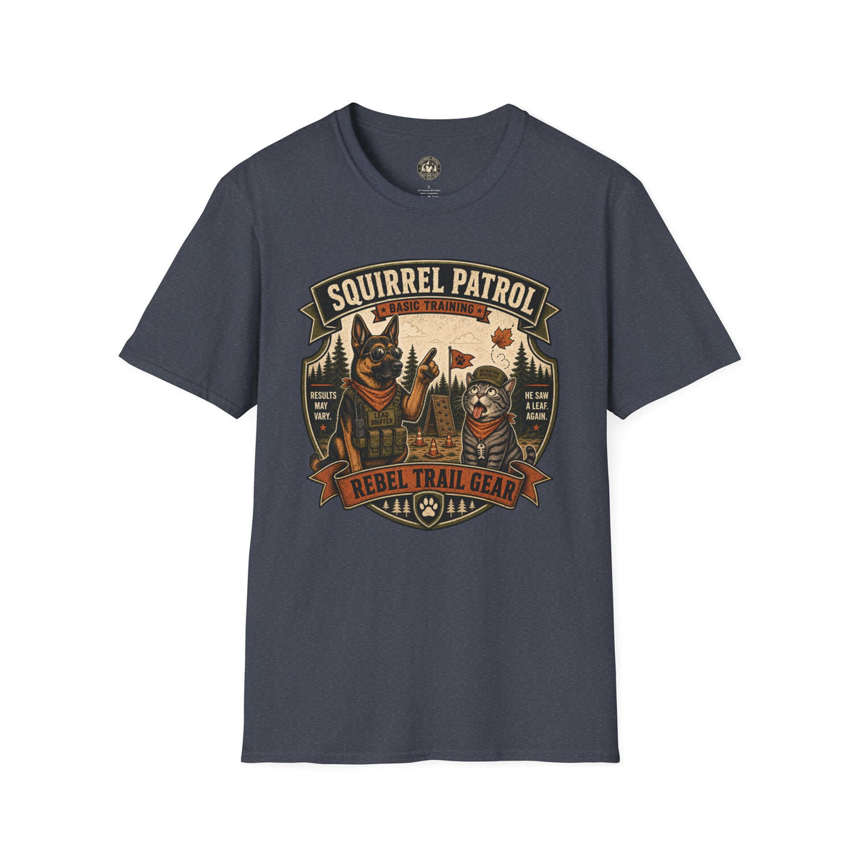 Squirrel Patrol — Basic Training — Rebel Trail Gear T-Shirt