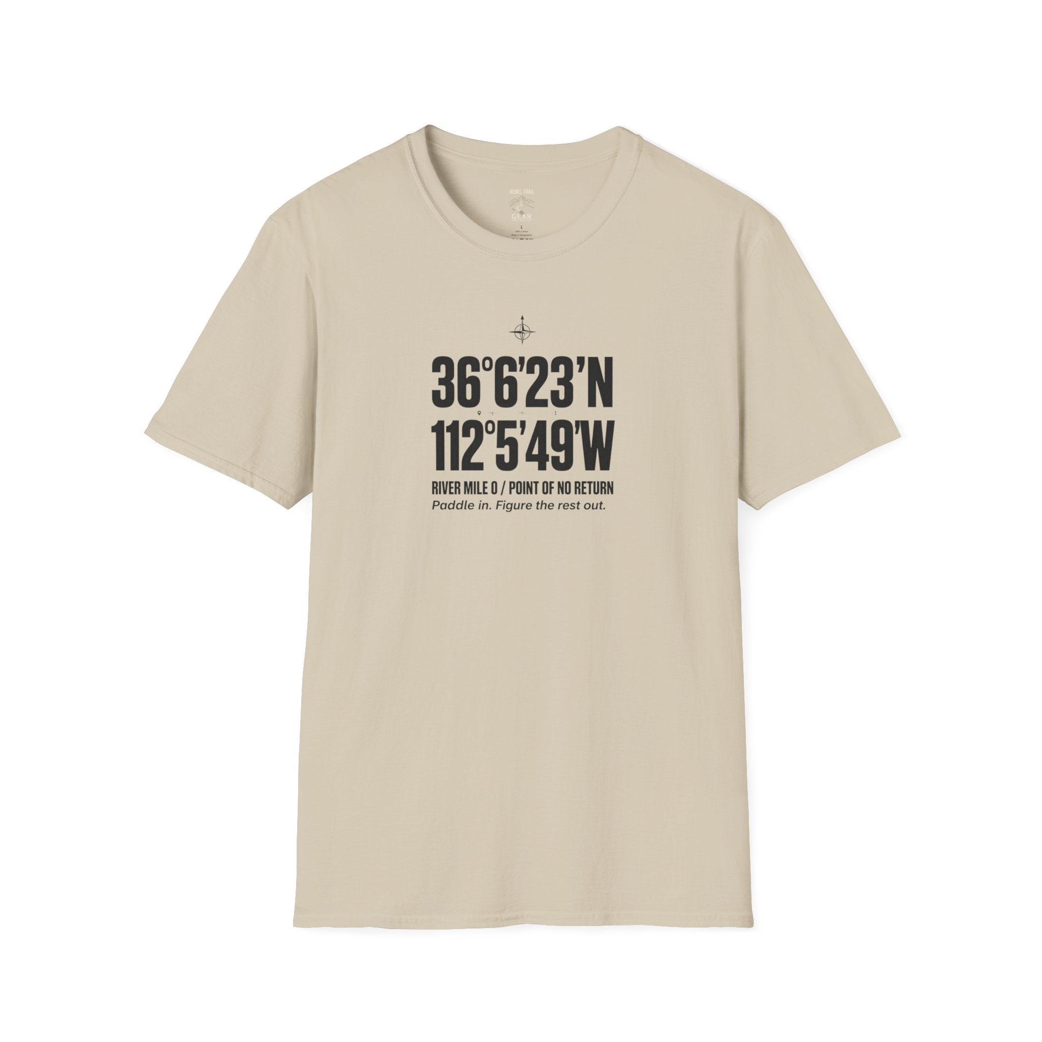 Coordinates T-Shirt — Grand Canyon Colorado River Latitude/Longitude Graphic Tee