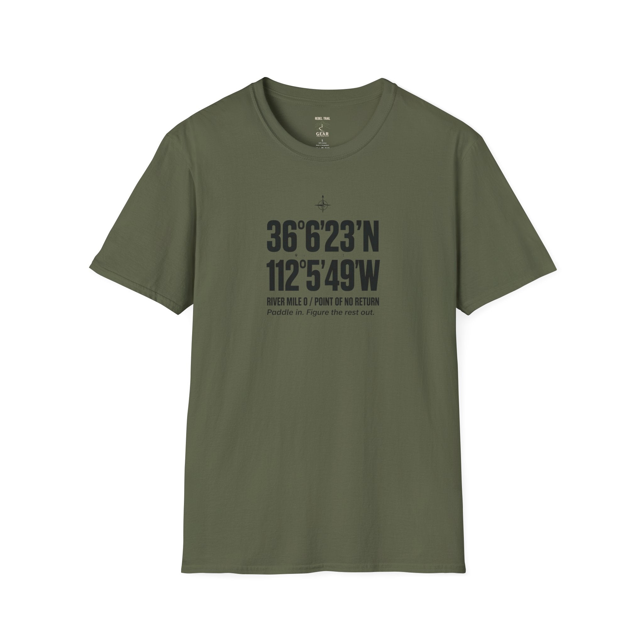 Coordinates T-Shirt — Grand Canyon Colorado River Latitude/Longitude Graphic Tee