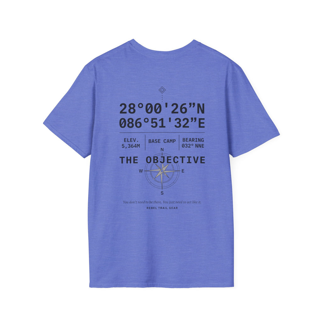 Adventure Arrowhead T‑Shirt — 'Find Your Trail' Minimal Outdoor Graphic