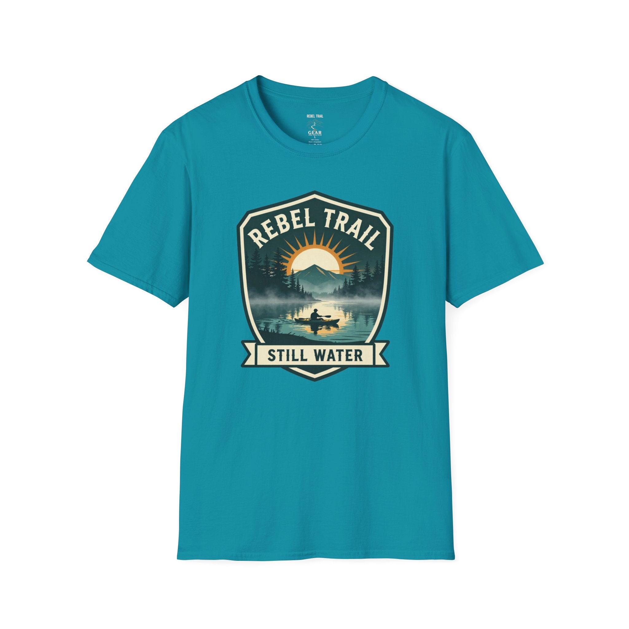Rebel Trail Still Water T-Shirt — Outdoor Adventure Graphic Tee