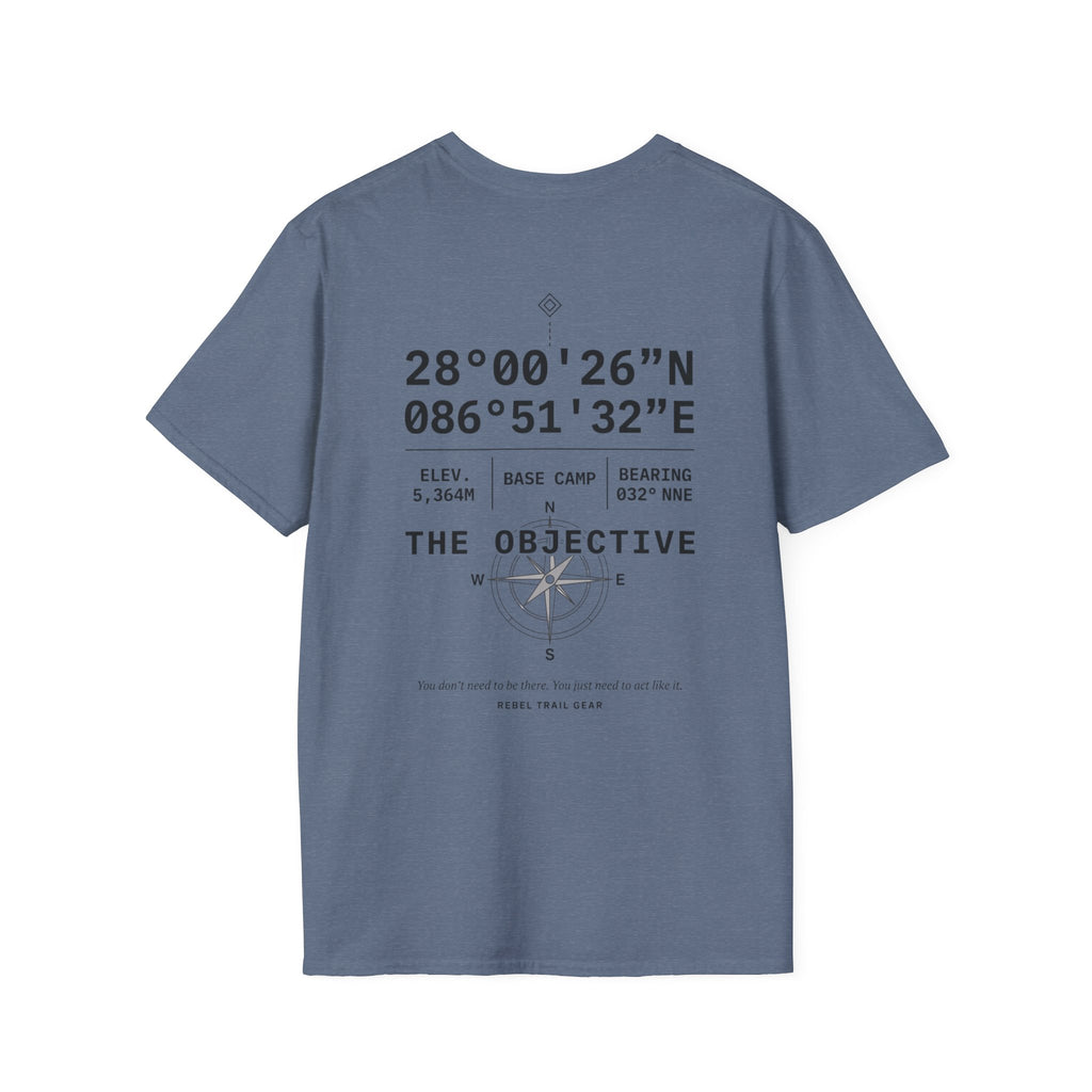 Adventure Arrowhead T‑Shirt — 'Find Your Trail' Minimal Outdoor Graphic