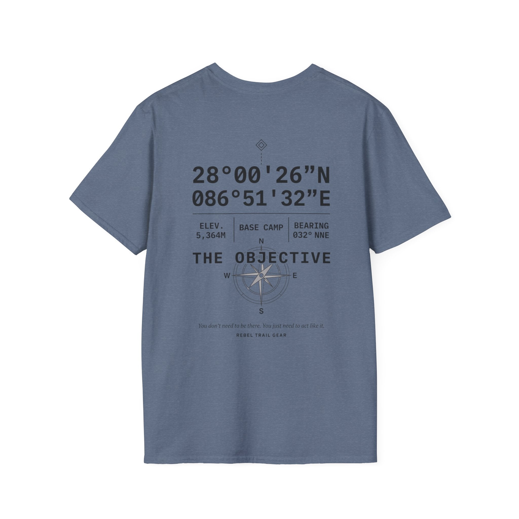 Adventure Arrowhead T‑Shirt — 'Find Your Trail' Minimal Outdoor Graphic