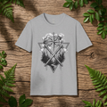 Compass & Axes Wilderness T-Shirt — Adventure Camping Forest Graphic