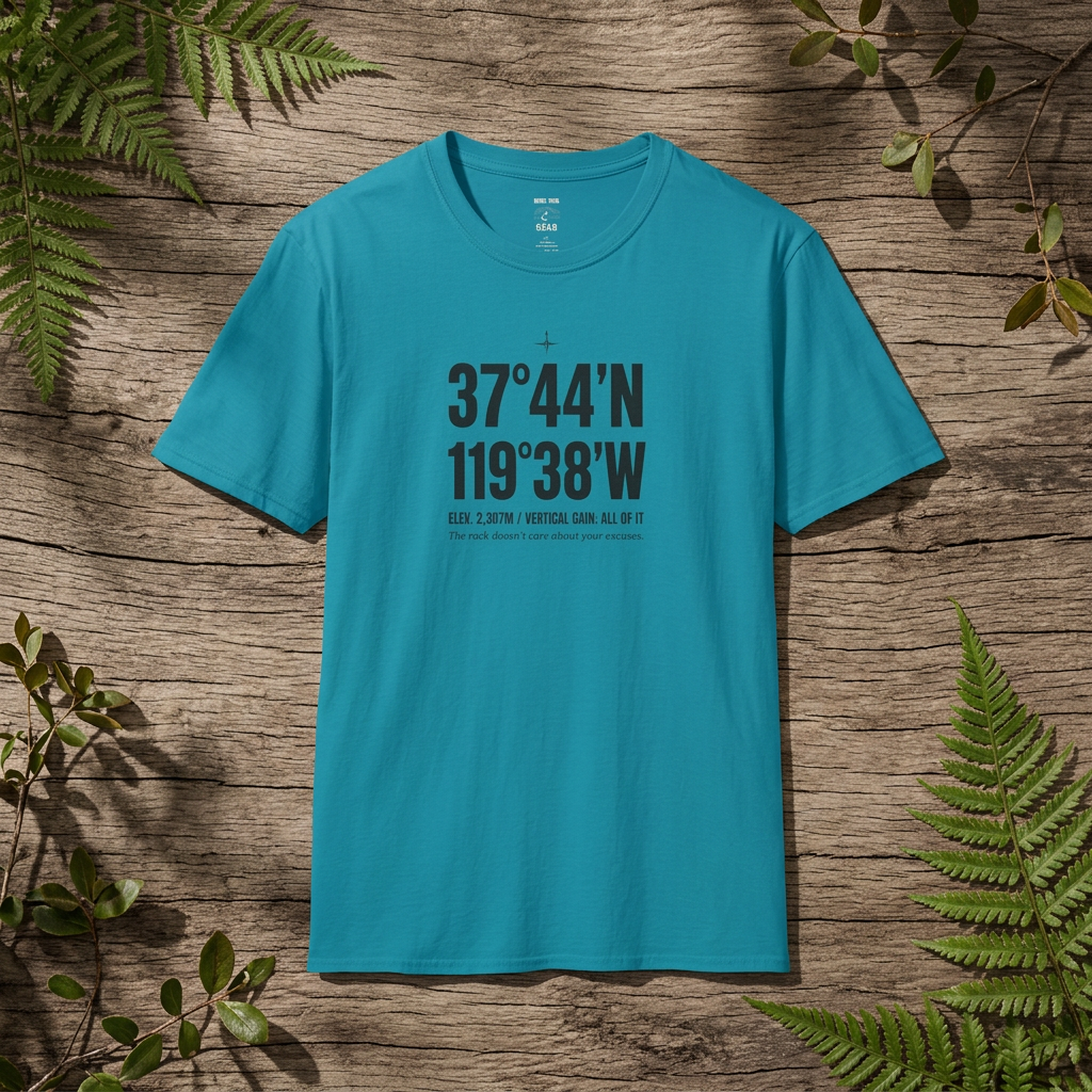 Coordinates T-Shirt — Yosemite Latitude/Longitude Graphic Tee