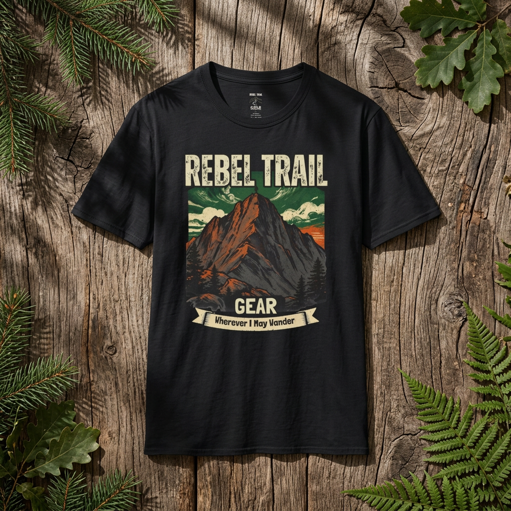Special Edition - Rebel Trail Mountain Tee — Vintage Outdoor Adventure Shirt