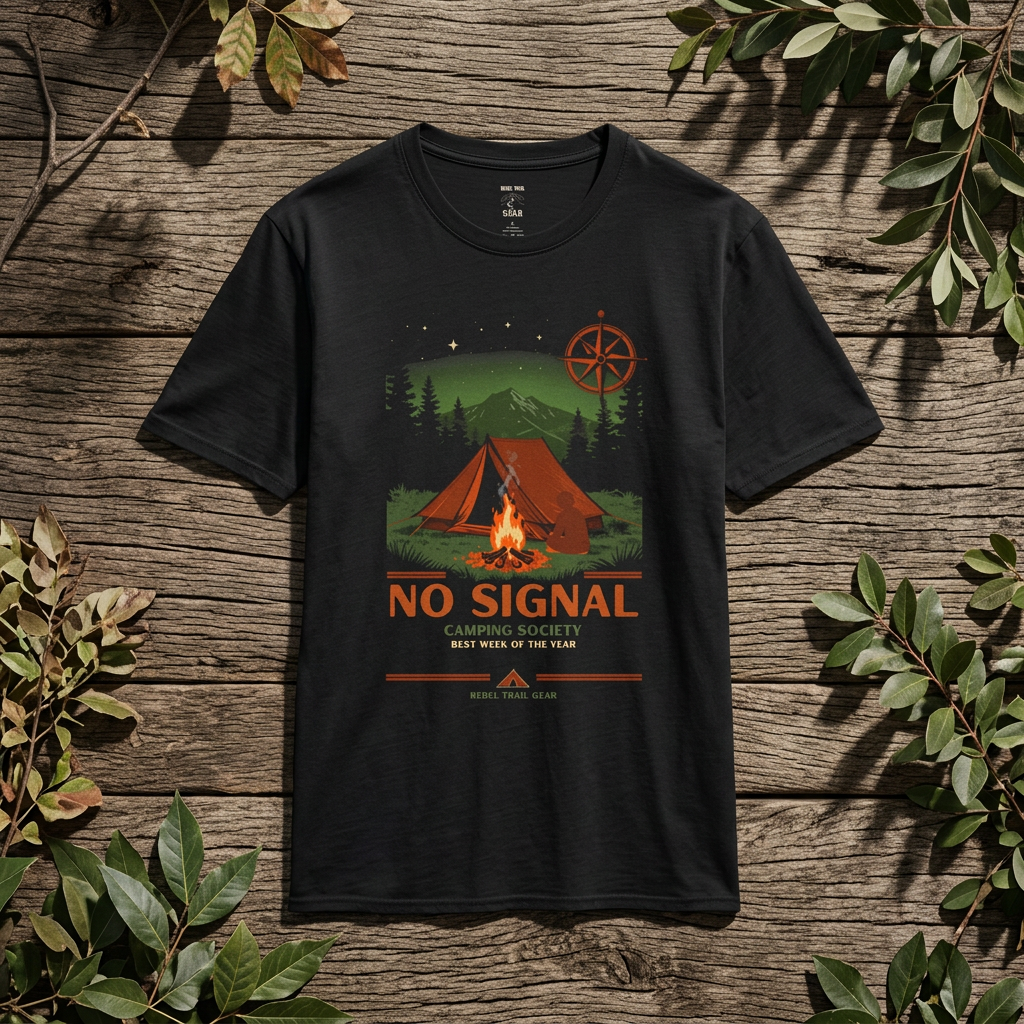 No Signal - Rebel Trail Gear T-Shirt