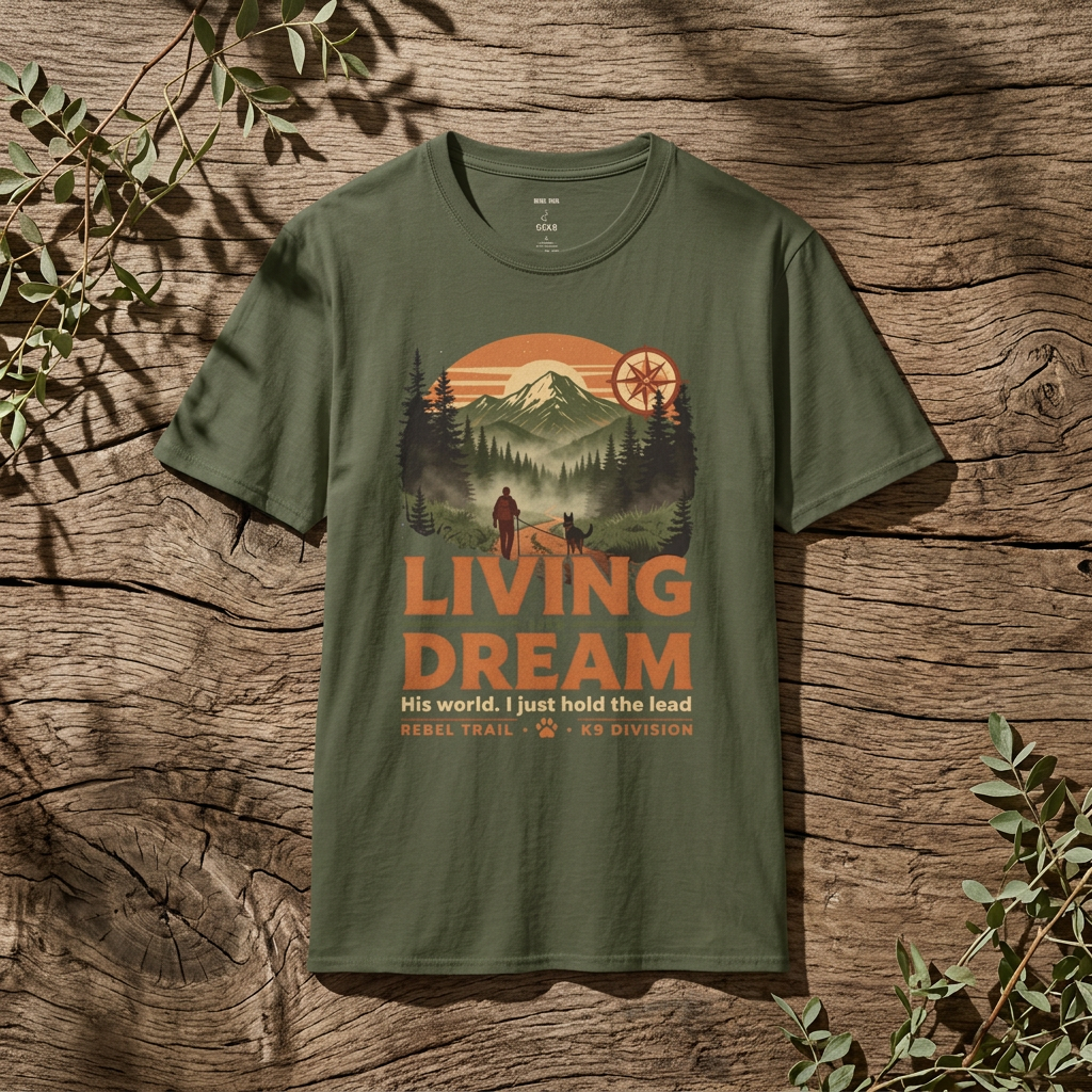 Living the Dream - K9 - T‑Shirt