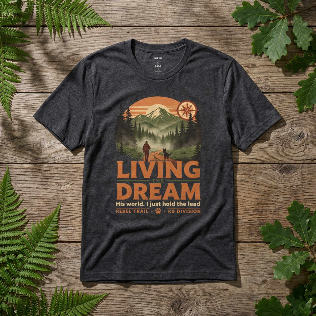 Living the Dream - K9 - T‑Shirt