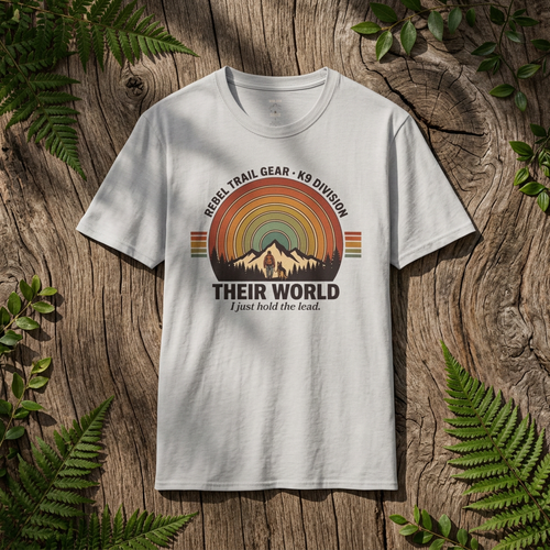 "Hiking with my dog" - Rebel Trail Gear T-Shirt