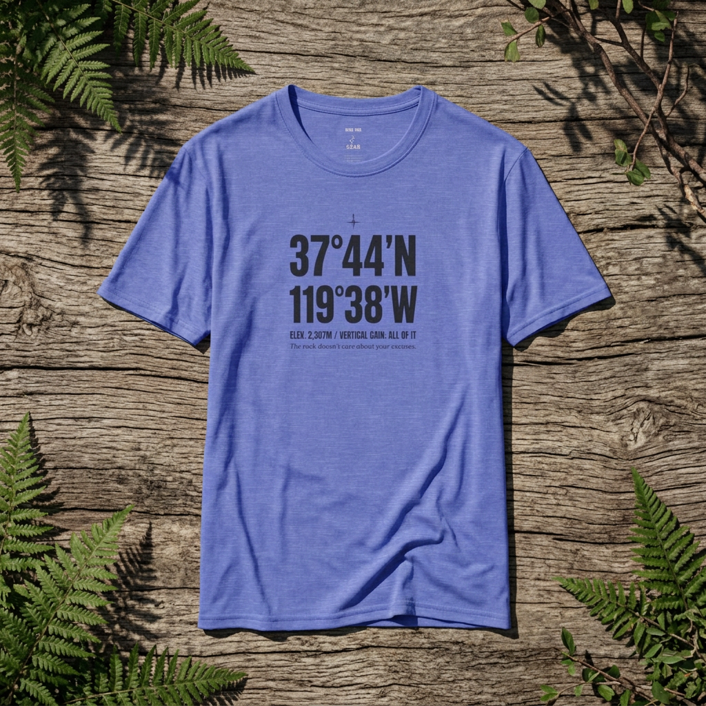 Coordinates T-Shirt — Yosemite Latitude/Longitude Graphic Tee