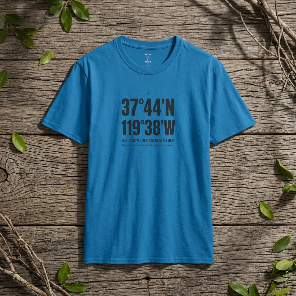 Coordinates T-Shirt — Yosemite Latitude/Longitude Graphic Tee
