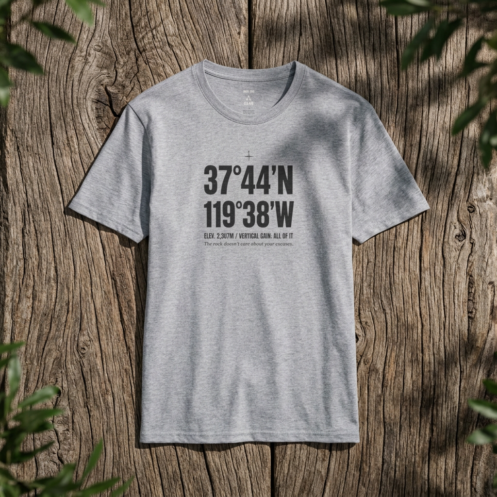 Coordinates T-Shirt — Yosemite Latitude/Longitude Graphic Tee