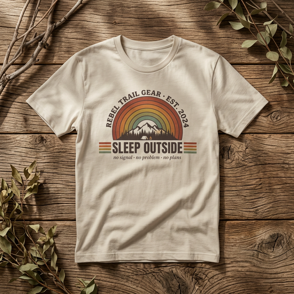 "Sleep Outside" - Rebel Trail Gear T-Shirt