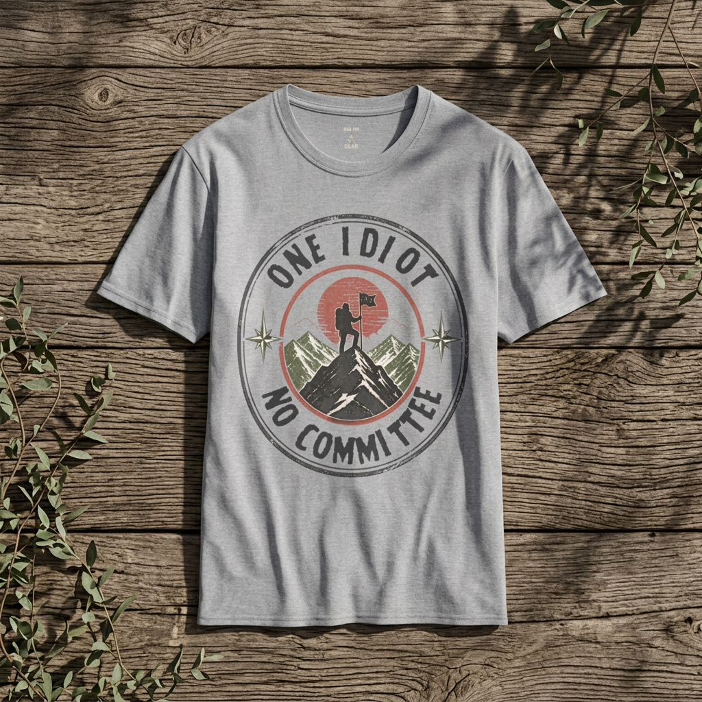 "One Idiot No Committee" - Rebel Trail Gear T-Shirt