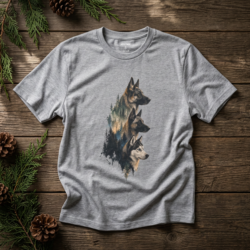 "The Trio" Forest Silhouette - Rebel Trail Gear T-Shirt