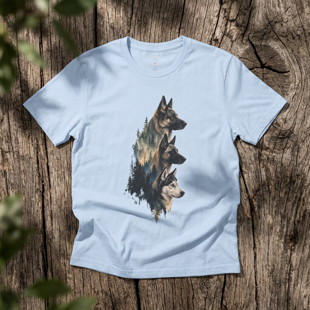 "The Trio" Forest Silhouette - Rebel Trail Gear T-Shirt