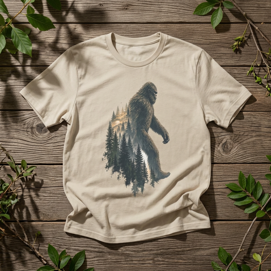 Bigfoot Forest Silhouette - Rebel Trail Gear T-Shirt