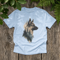 German Shepherd Forest Silhouette - Rebel Trail Gear T-Shirt