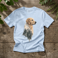 Golden Retriever Forest Silhouette - Rebel Trail Gear T-Shirt