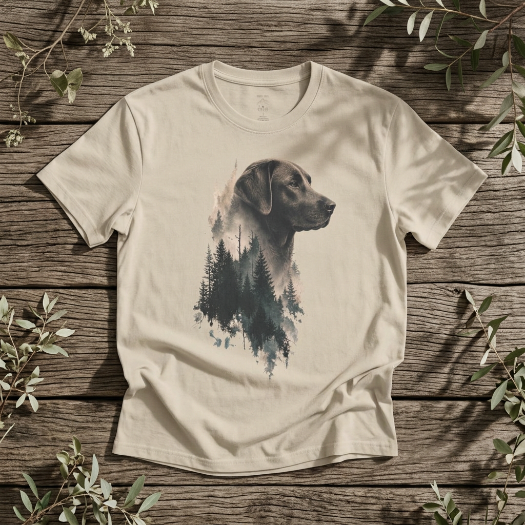 Labrador Forest Silhouette - Rebel Trail Gear T-Shirt