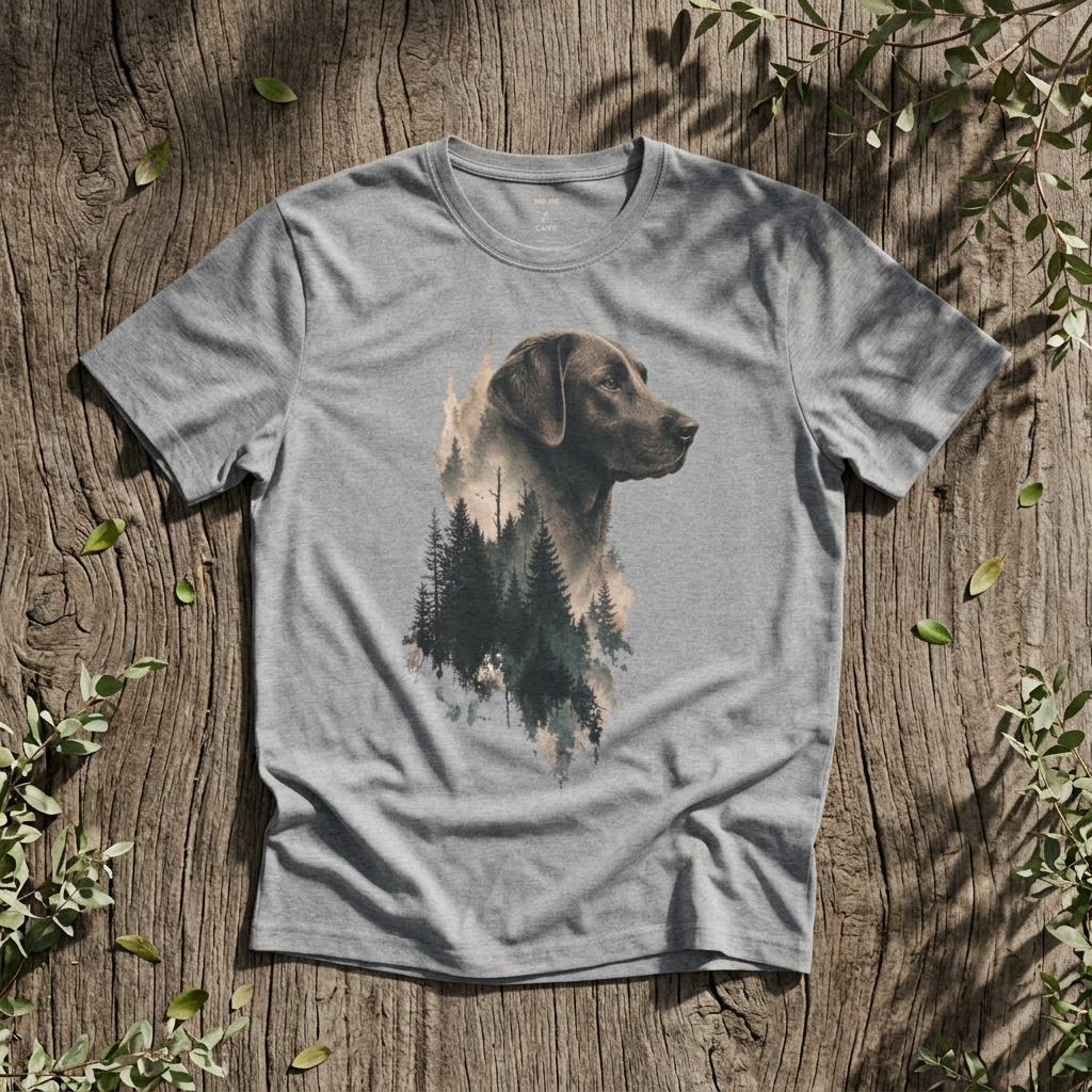 Labrador Forest Silhouette - Rebel Trail Gear T-Shirt