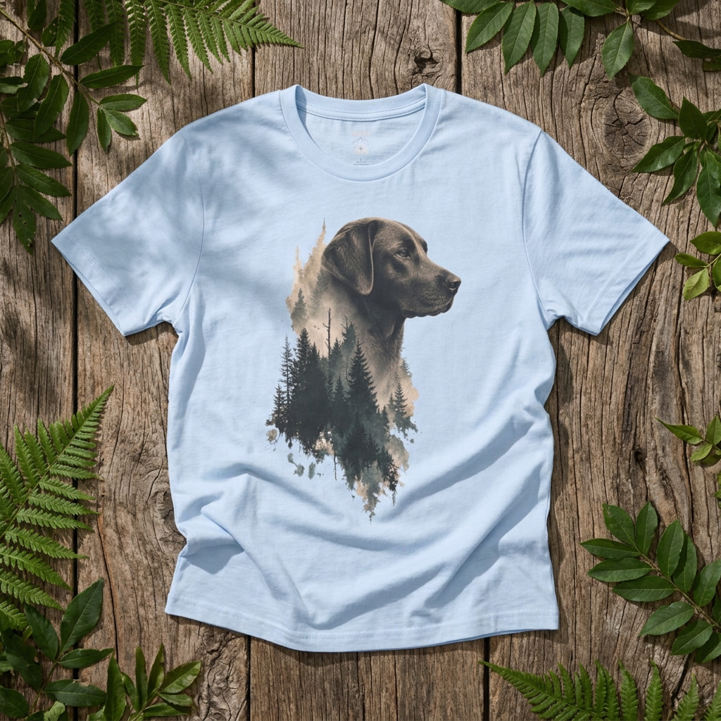 Labrador Forest Silhouette - Rebel Trail Gear T-Shirt