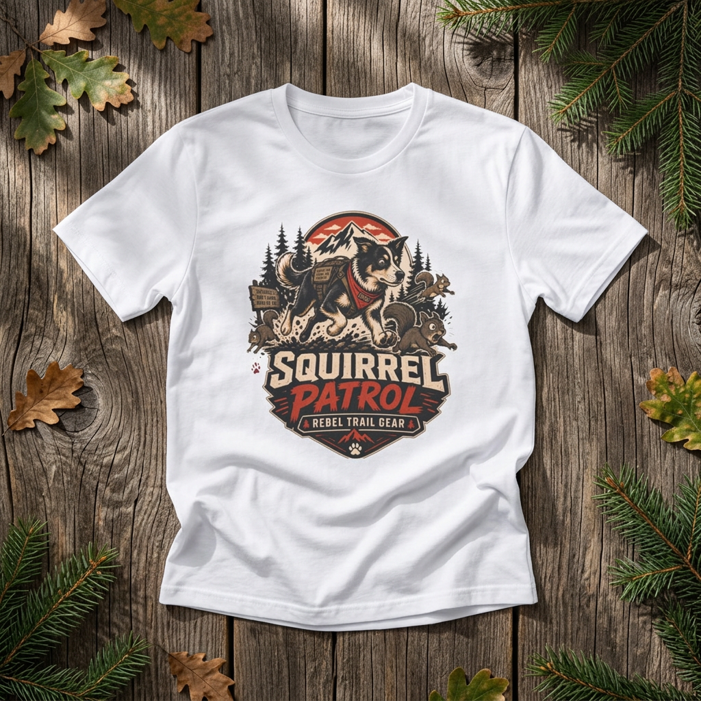 "Squirrel Patrol" — Rebel Trail Gear T-Shirt