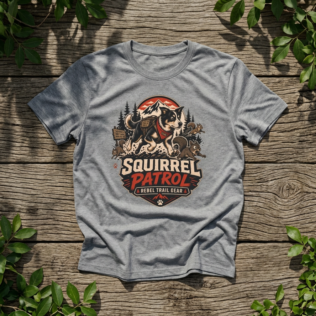 "Squirrel Patrol" — Rebel Trail Gear T-Shirt