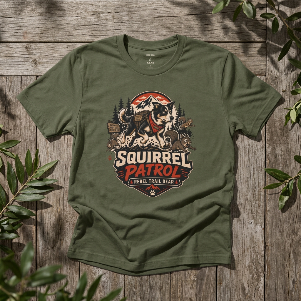 "Squirrel Patrol" — Rebel Trail Gear T-Shirt