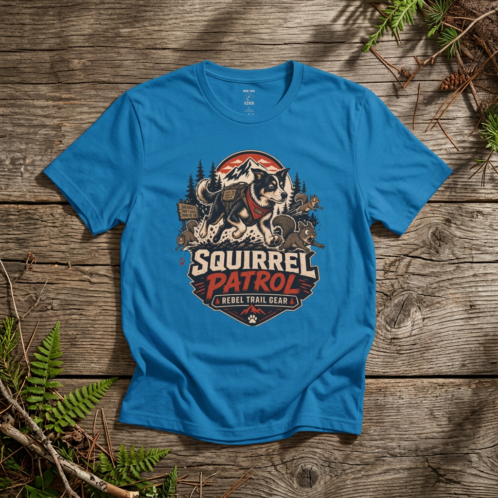 "Squirrel Patrol" — Rebel Trail Gear T-Shirt