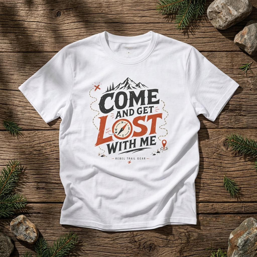 "Come and Get Lost With Me" — Rebel Trail Gear T-Shirt