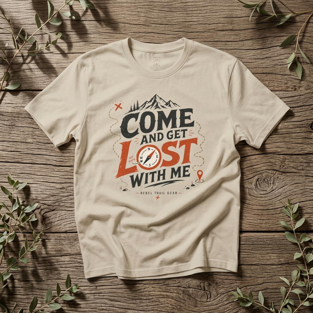 "Come and Get Lost With Me" — Rebel Trail Gear T-Shirt