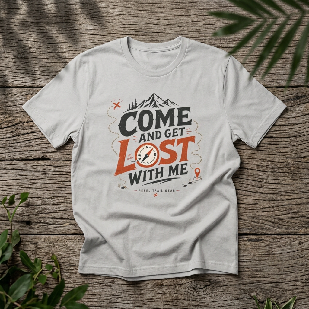"Come and Get Lost With Me" — Rebel Trail Gear T-Shirt