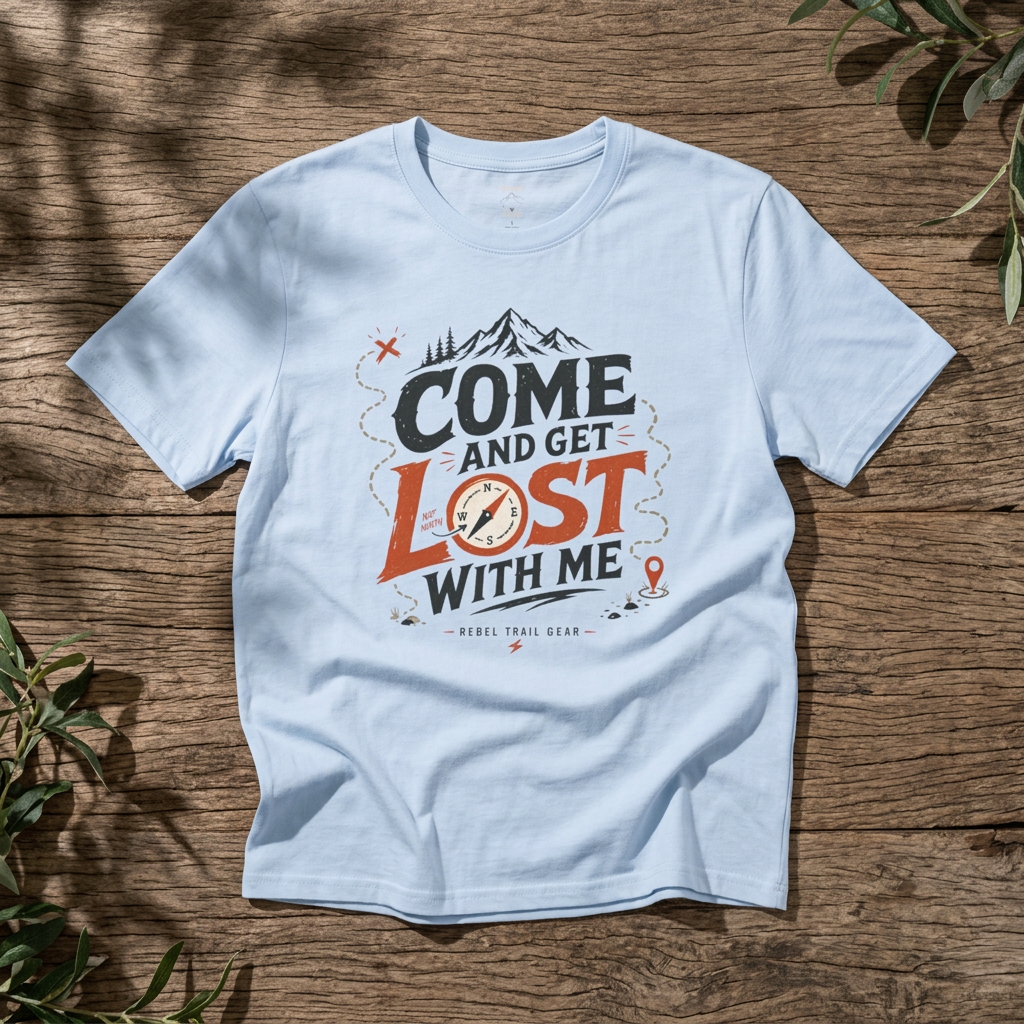 "Come and Get Lost With Me" — Rebel Trail Gear T-Shirt