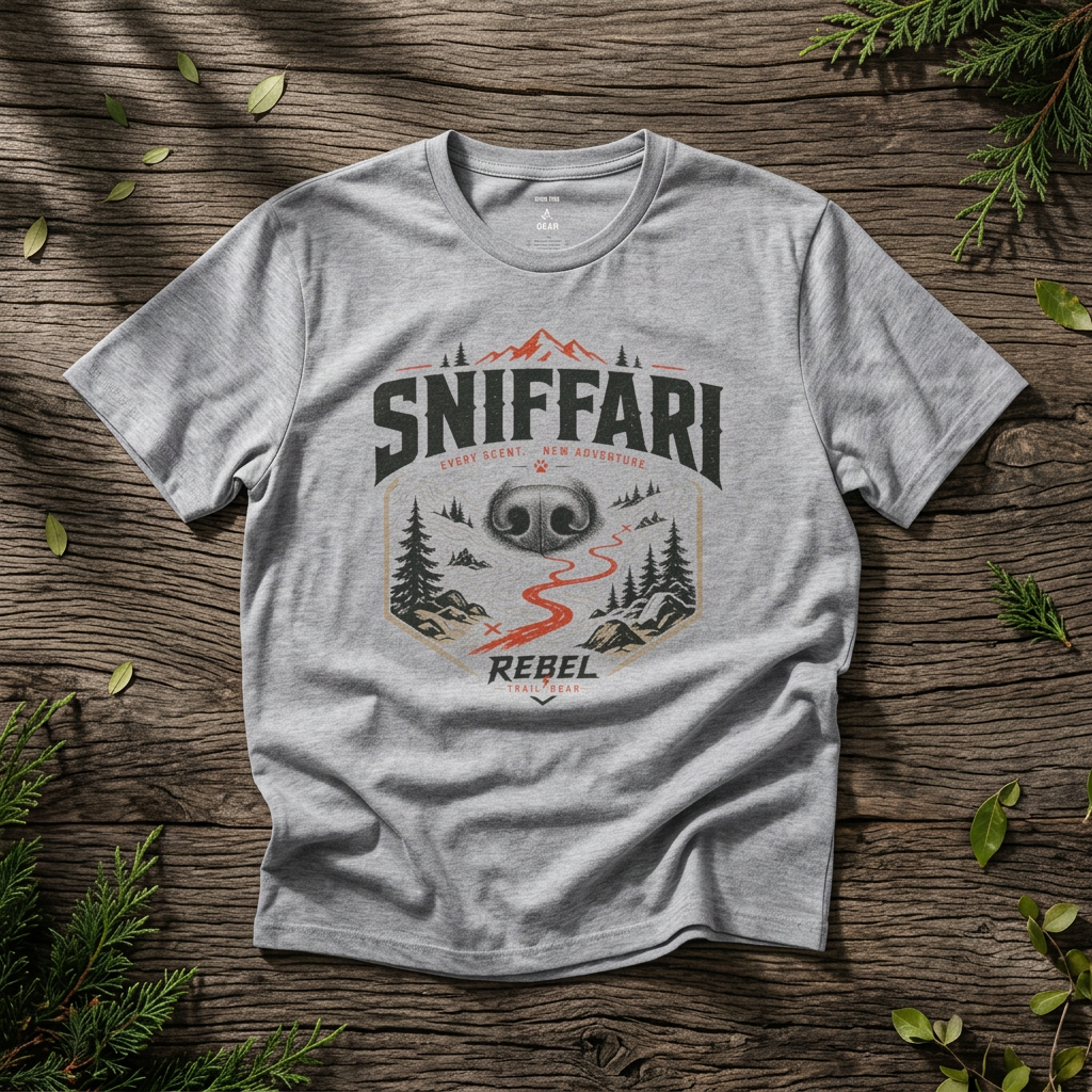 "Sniffari Adventure Nose" - Rebel Trail Gear T-Shirt