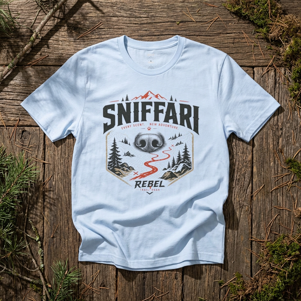 "Sniffari Adventure Nose" - Rebel Trail Gear T-Shirt