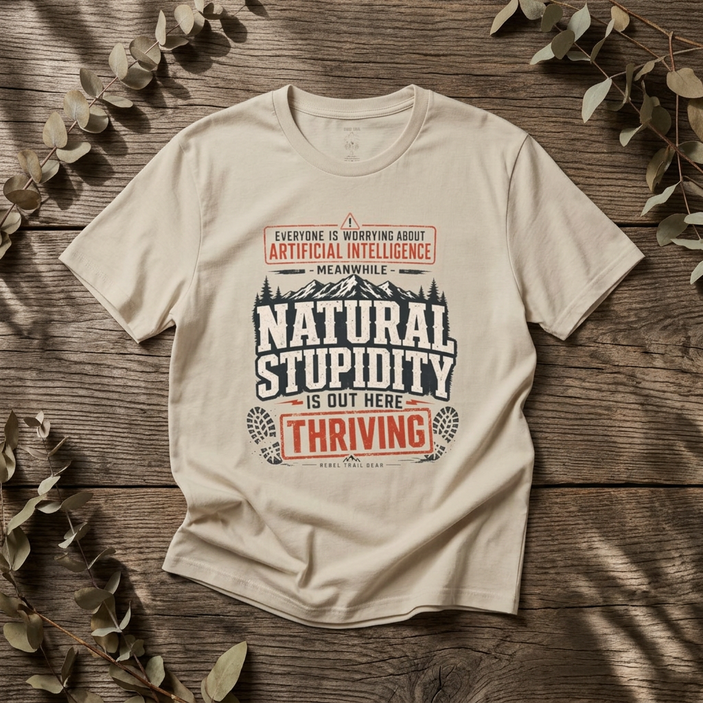 "Natural Stupidity" - Rebel Trail Gear T-Shirt