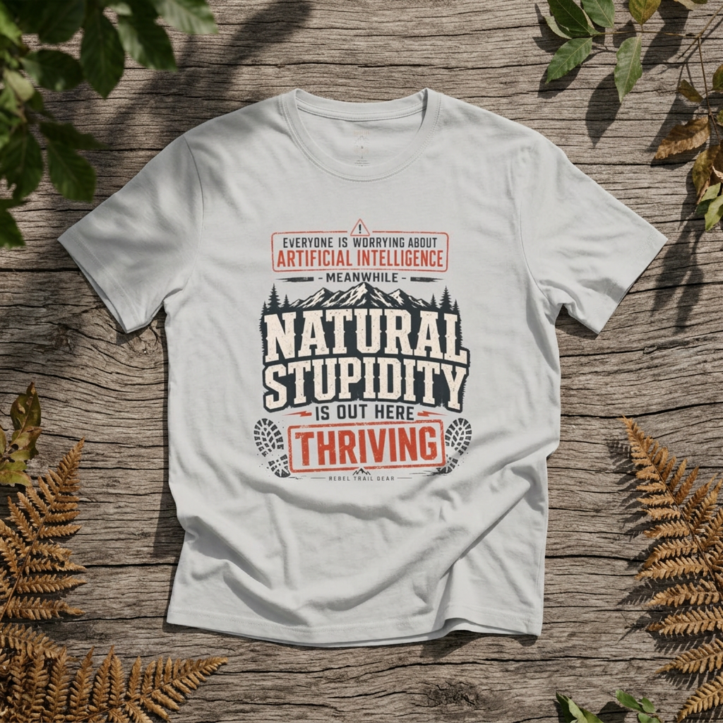 "Natural Stupidity" - Rebel Trail Gear T-Shirt