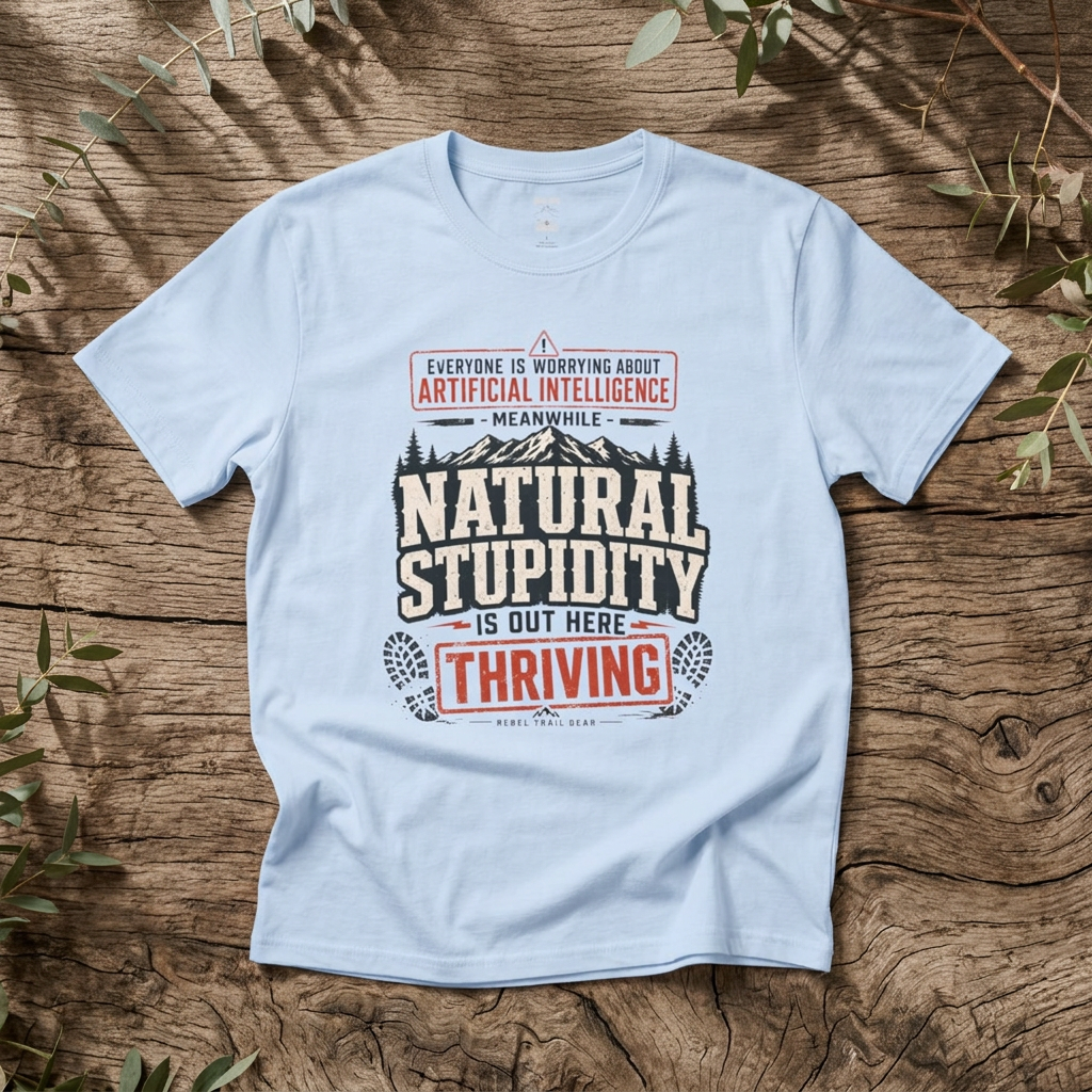"Natural Stupidity" - Rebel Trail Gear T-Shirt
