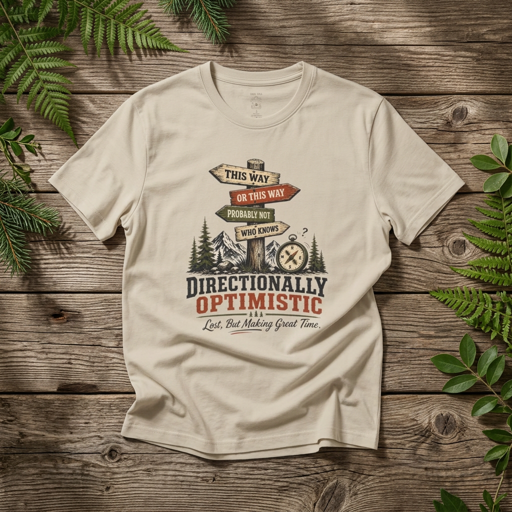 "Directionally Optimistic" - Rebel Trail Gear T-Shirt
