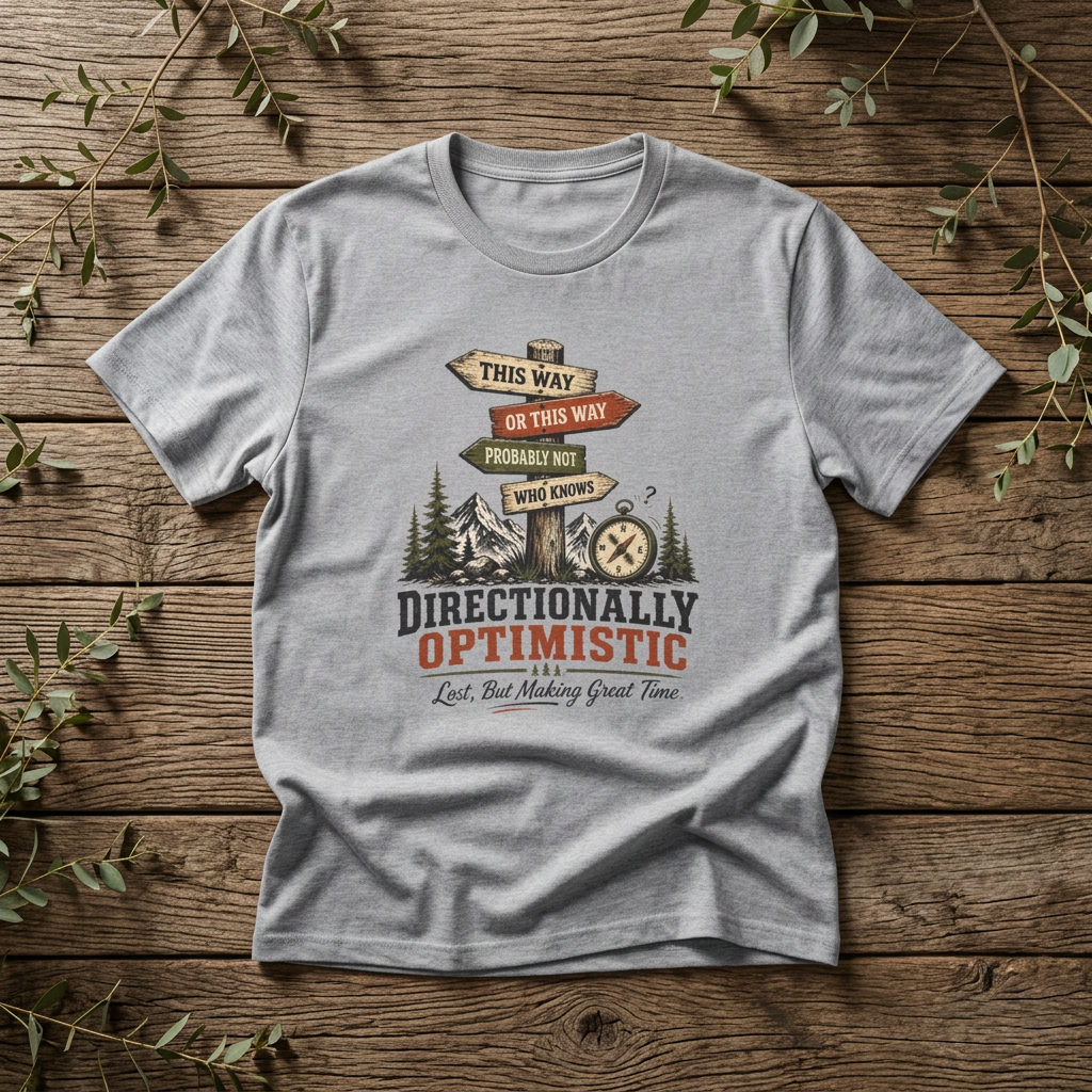"Directionally Optimistic" - Rebel Trail Gear T-Shirt