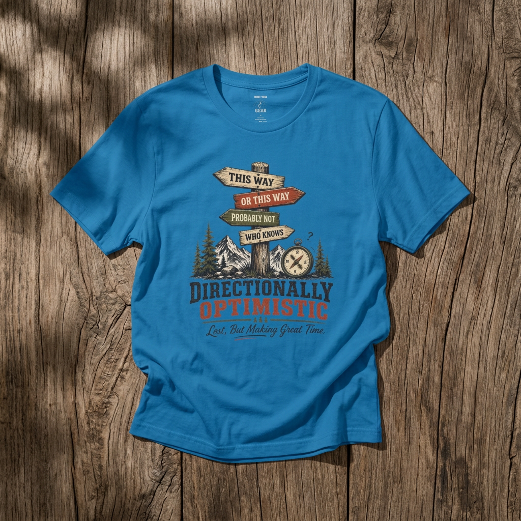 "Directionally Optimistic" - Rebel Trail Gear T-Shirt