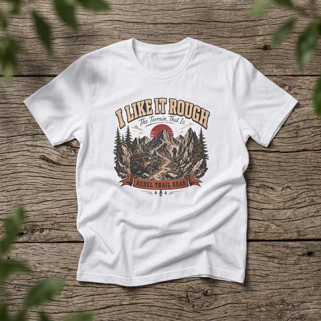 "I Like It Rough" - Rebel Trail Gear T-Shirt