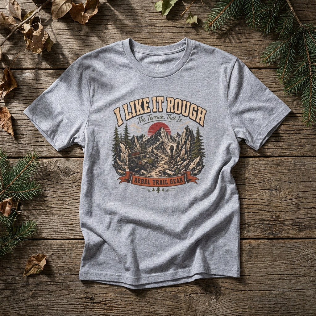"I Like It Rough" - Rebel Trail Gear T-Shirt