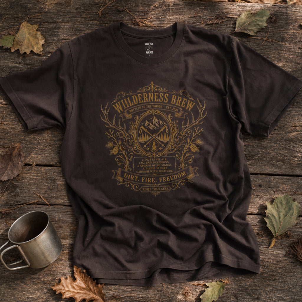 "Wilderness Brew" - Rebel Trail Gear T-Shirt