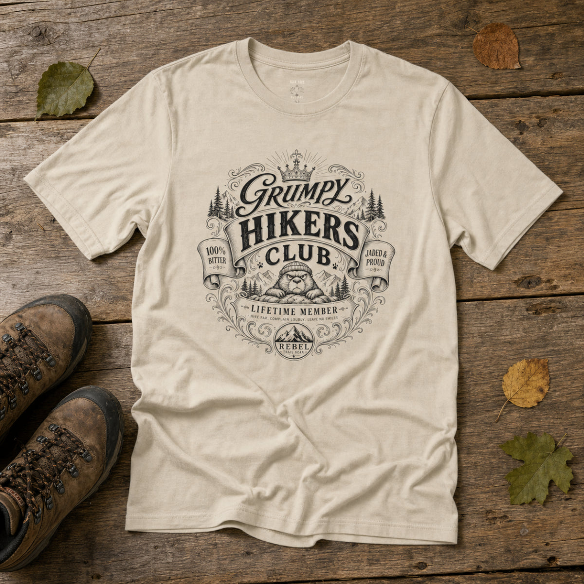 "Grumpy Hikers Club" - Rebel Trail Gear T-Shirt