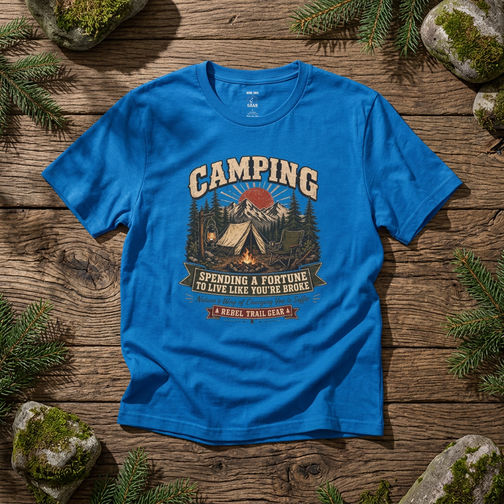"Camping" - Rebel Trail Gear T-Shirt